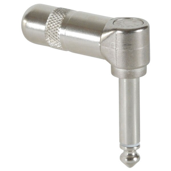 Main product image for Switchcraft 226 1/4" Mono 90Ã‚Â° Plug Nickel 093-128